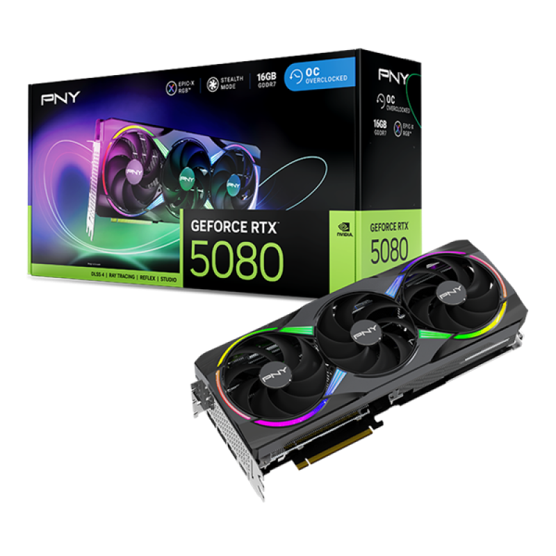 PNY RTX 5080 ARGB OC 16GB